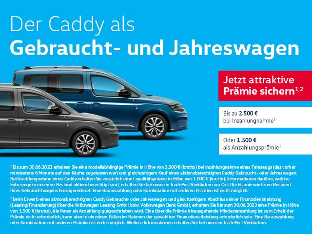 Volkswagen Caddy TDI MAL PDC Winterpaket Klima Rear-View 6