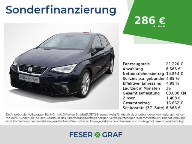 Seat Ibiza FR-lijn 1.0 TSI DSG