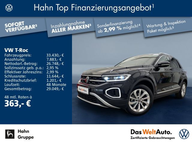 Volkswagen T-Roc DSG Style 1.5 TSI