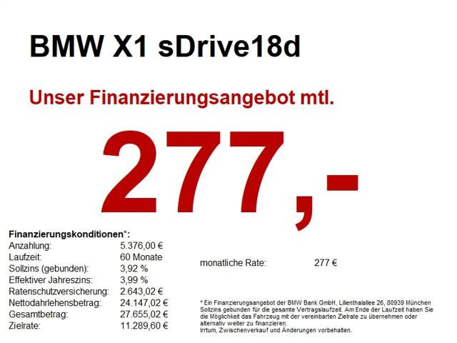 BMW X1 Advantage pakket sDrive18d