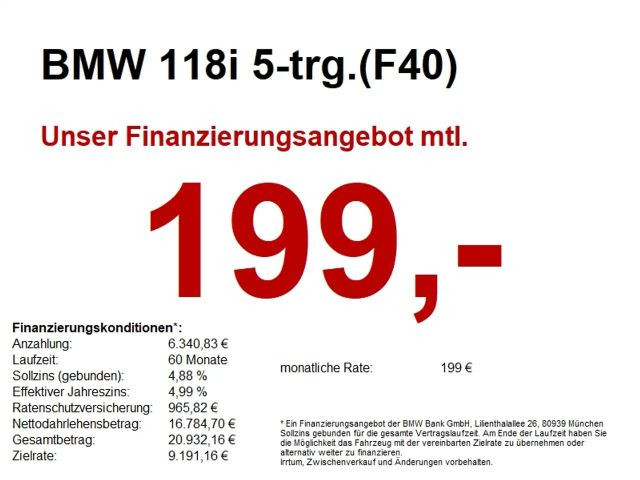 BMW 1 Serie 118 Advantage pakket 118i 5-deurs