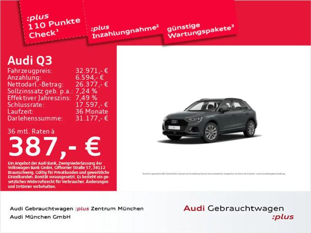 Audi Q3 Quattro S-Tronic 40 TFSI