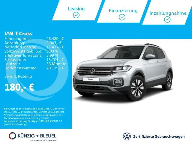 Volkswagen T-Cross DSG 1.0 TSI