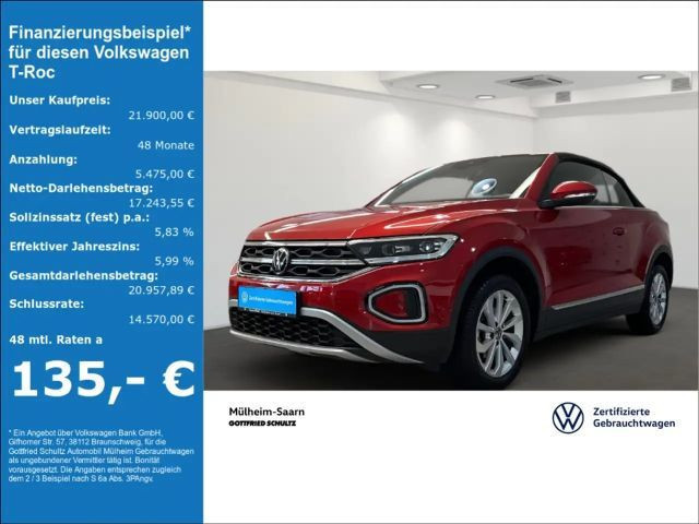 Volkswagen T-Roc Style Cabriolet BMT