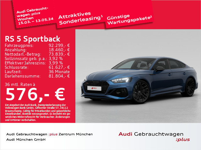 Audi RS5 Sportback Quattro