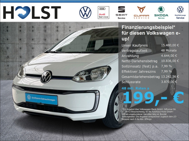 Volkswagen e-up! Tempomat bluetooth 260km PDC Kamera