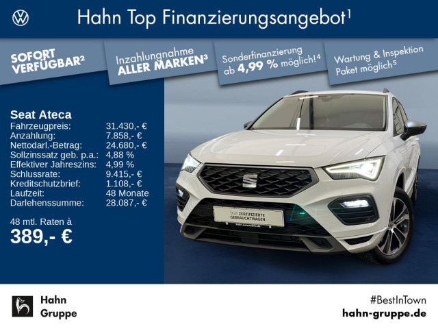 Seat Ateca FR-lijn 1.5 TSI DSG