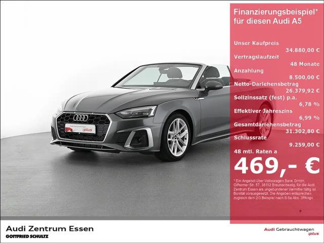 Audi A5 Cabriolet S-Line S-Tronic 40 TFSI