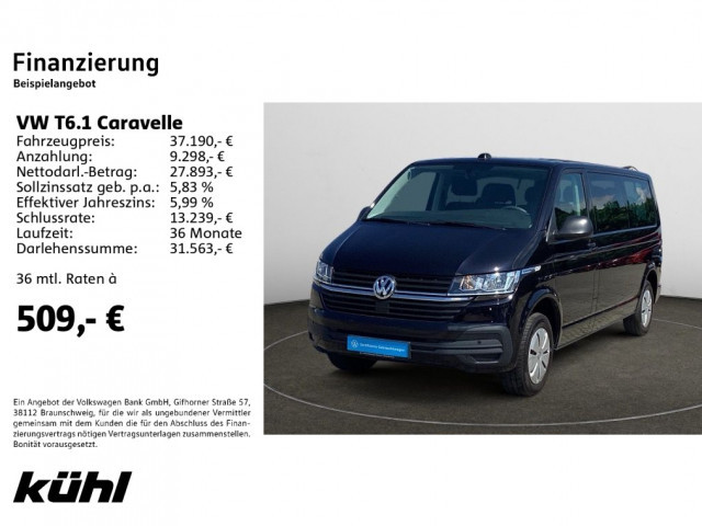 Volkswagen T6 Caravelle 2.0 TDI Lang