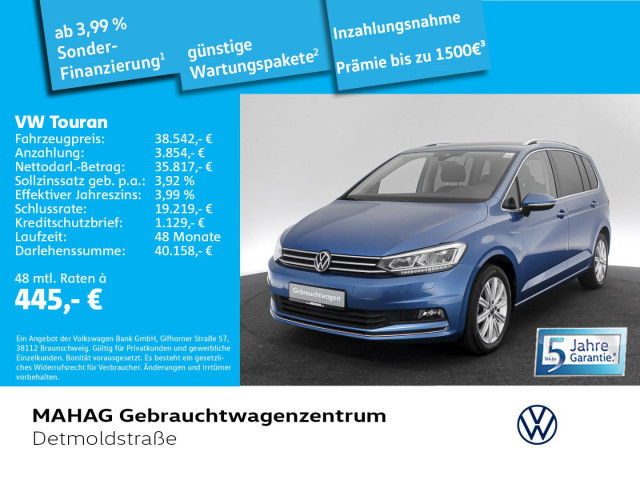 Volkswagen Touran DSG Highline 1.5 TSI