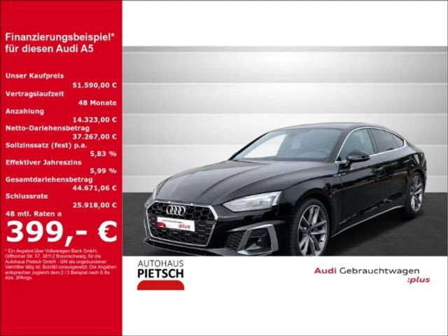 Audi A5 Sportback Quattro S-Line 40 TDI