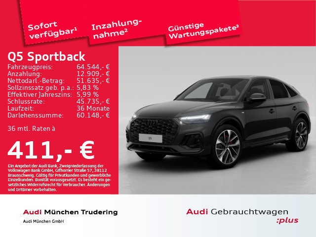 Audi Q5 Sportback Quattro S-Tronic 45 TFSI