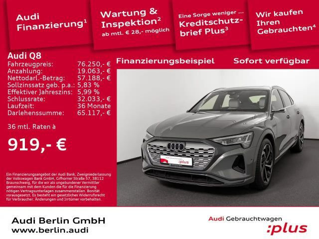 Audi Q8 e-tron Sportback Quattro 55