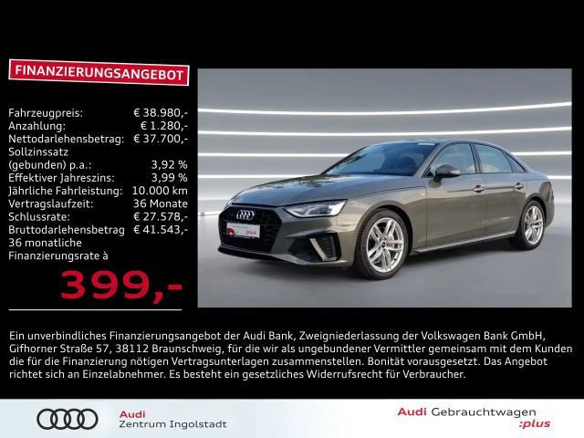 Audi A4 Sedan Quattro S-Line 40 TDI