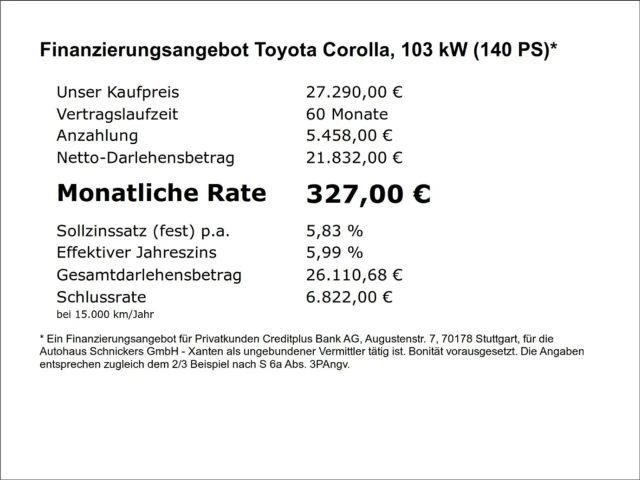 Toyota Corolla Team D TEC-Edition Hybride