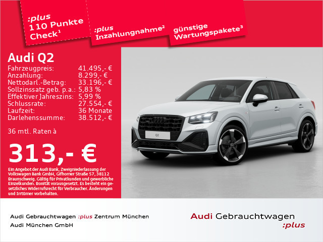 Audi Q2 Quattro S-Line S-Tronic 40 TFSI