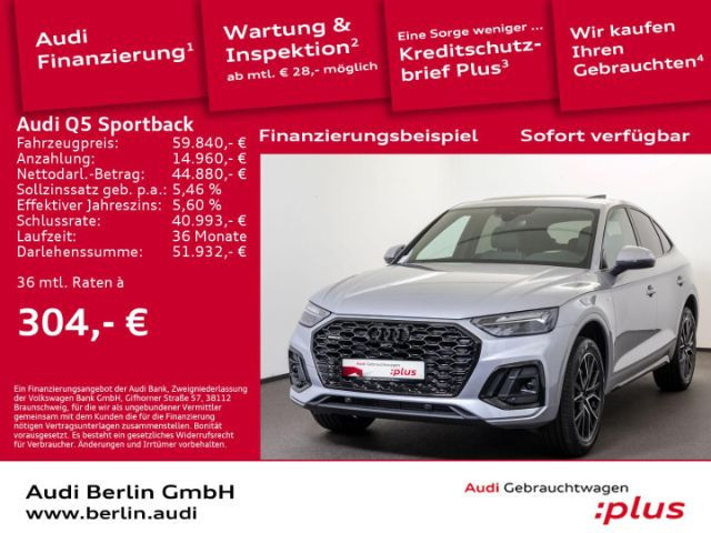 Audi Q5 Sportback Quattro S-Line S-Tronic 40 TFSI