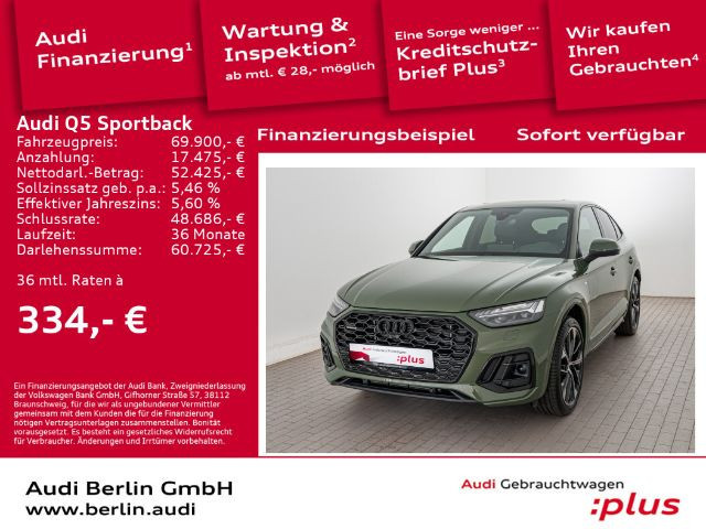 Audi Q5 Sportback Quattro S-Line S-Tronic 55 TFSI