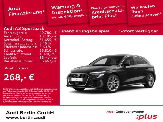 Audi A3 Sportback S-Line S-Tronic 35 TFSI