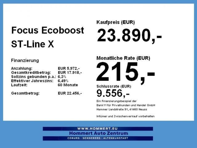 Ford Focus EcoBoost ST Line