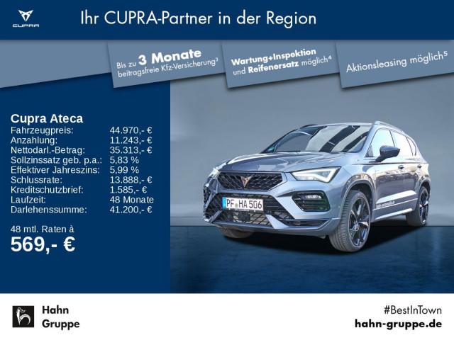 Cupra Ateca 2.0 TSI DSG