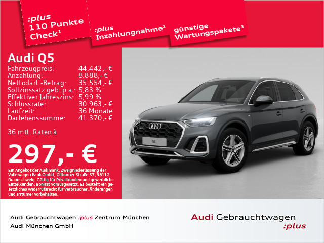 Audi Q5 Quattro S-Line S-Tronic 40 TDI