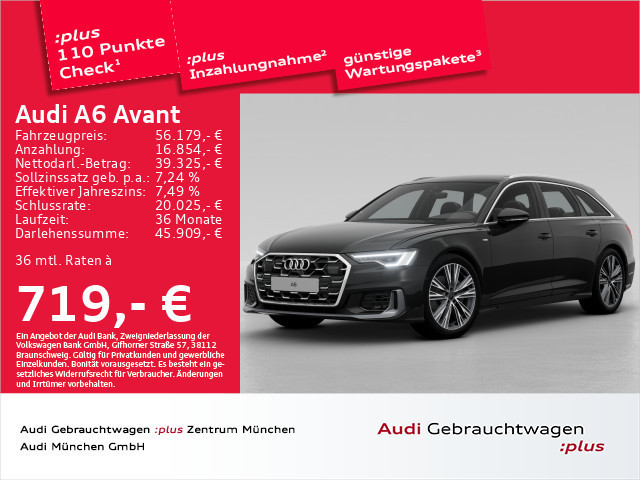 Audi A6 Avant Quattro S-Line S-Tronic 45 TFSI