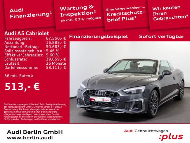 Audi A5 Cabriolet Quattro S-Line S-Tronic 40 TFSI