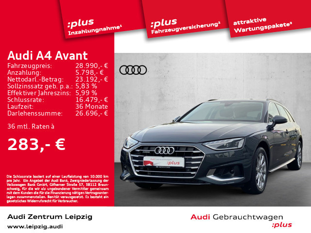 Audi A4 Avant Quattro S-Tronic 40 TDI