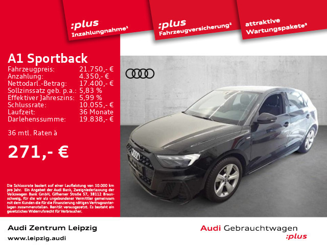 Audi A1 Sportback S-Line S-Tronic 25 TFSI