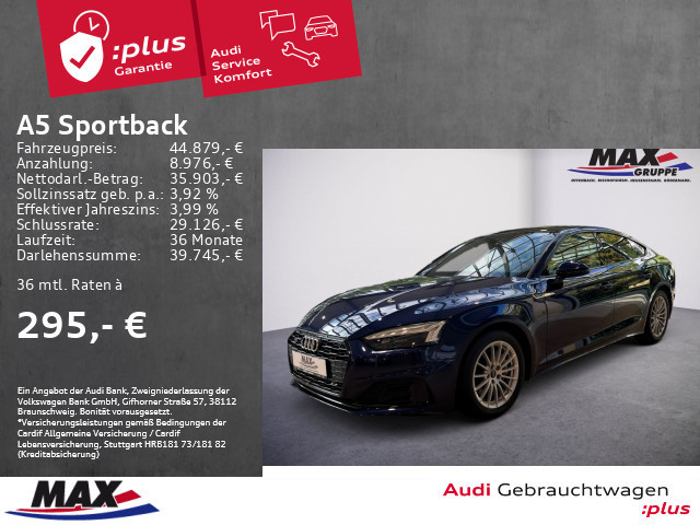 Audi A5 Sportback Quattro S-Tronic 40 TDI