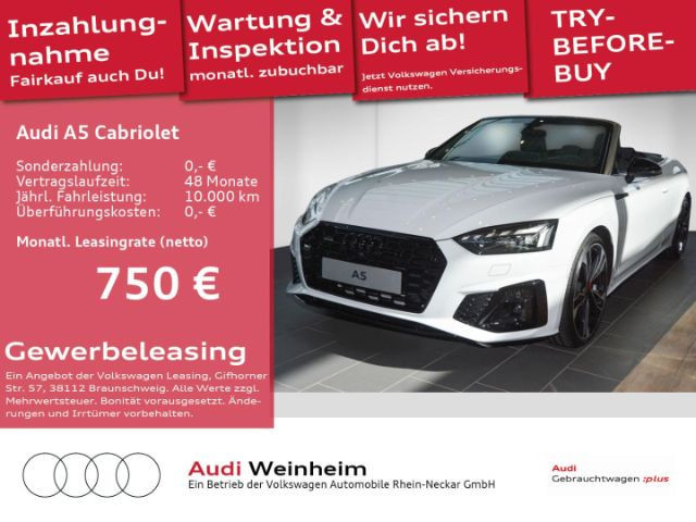 Audi A5 Cabriolet Quattro S-Line S-Tronic 40 TFSI