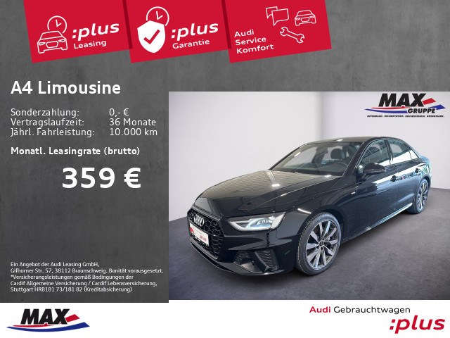 Audi A4 Limousine Quattro S-Line S-Tronic 40 TFSI