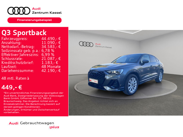 Audi Q3 Sportback Quattro S-Line S-Tronic 40 TDI