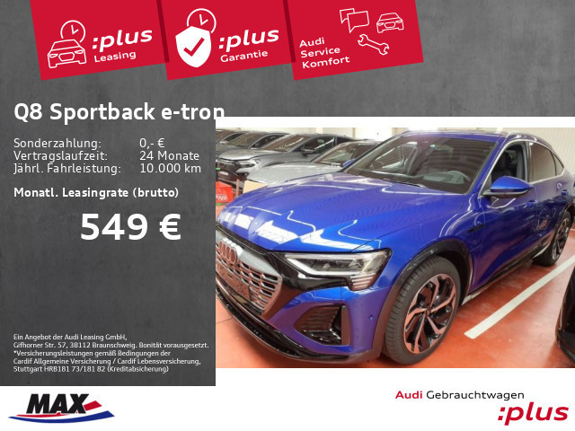 Audi Q8 e-tron Sportback Quattro S-Line 55