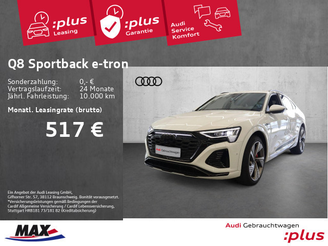 Audi Q8 e-tron Sportback Quattro S-Line 55