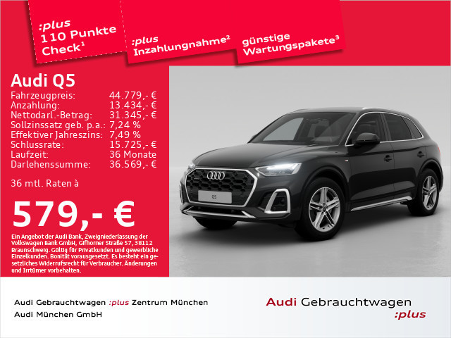 Audi Q5 Quattro S-Line S-Tronic 40 TDI