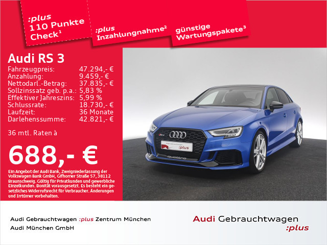 Audi RS3 Sedan Quattro S-Tronic