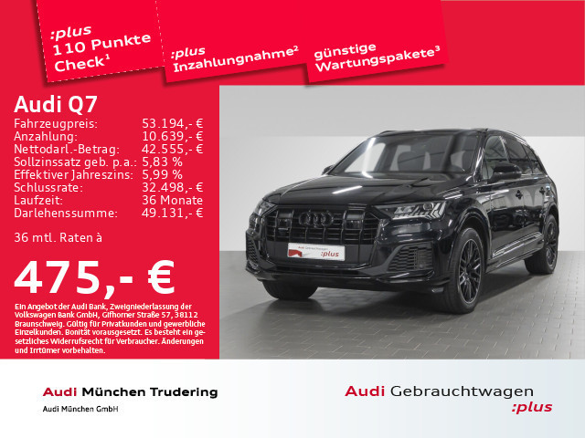 Audi Q7 Quattro S-Line Hybride 55 TFSI