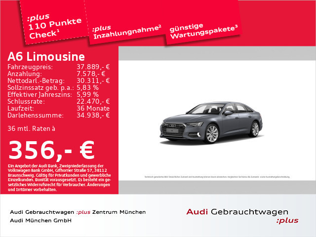 Audi A6 Limousine Quattro Sport 50 TDI