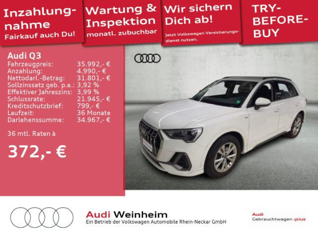 Audi Q3 Quattro S-Line S-Tronic 35 TDI