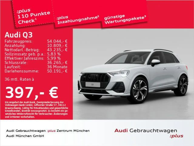 Audi Q3 Quattro S-Line S-Tronic 45 TFSI