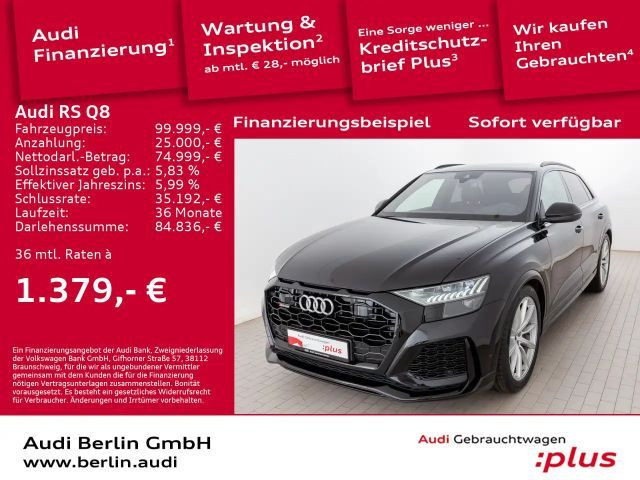 Audi RS Q8 tiptr. B&O PANO NACHTS MATRIX RFK AHK