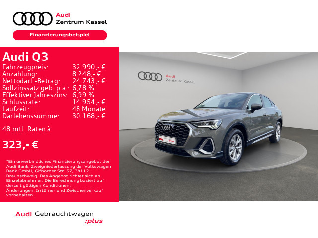 Audi Q3 Sportback S-Line S-Tronic Hybride 45 TFSI