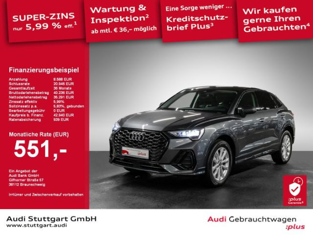 Audi Q3 Sportback Quattro S-Line S-Tronic 40 TDI