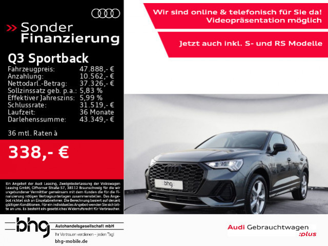 Audi Q3 Sportback S-Line S-Tronic 35 TFSI