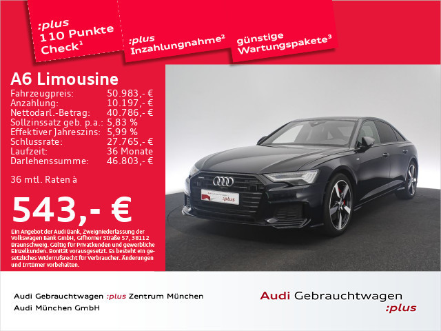 Audi A6 Sedan Quattro S-Tronic Sport Hybride 55 TFSI