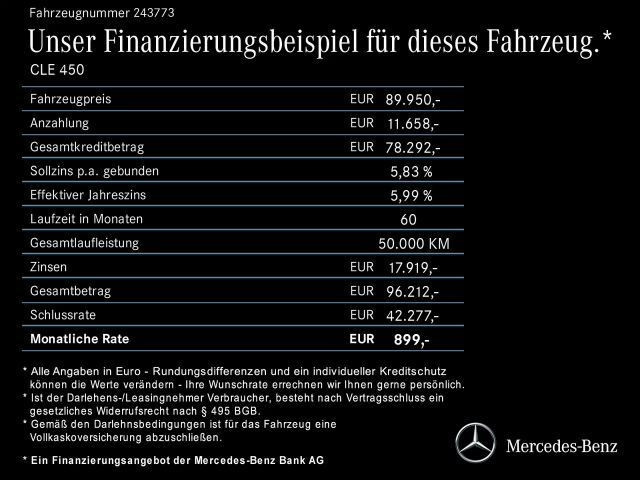 Mercedes-Benz CL CLE 450 4MATIC