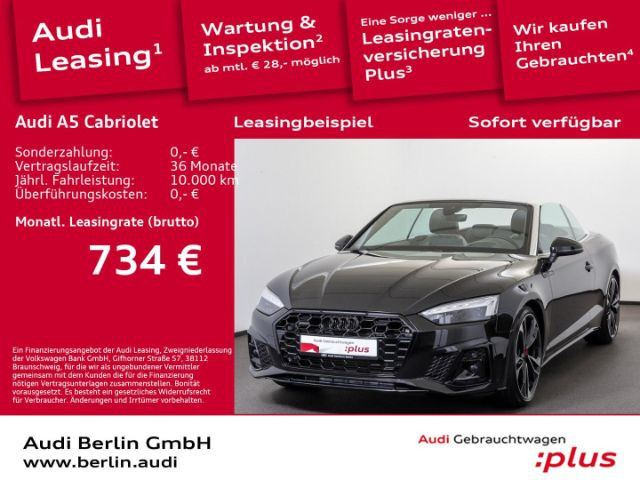 Audi A5 Cabriolet Quattro S-Line S-Tronic 45 TFSI