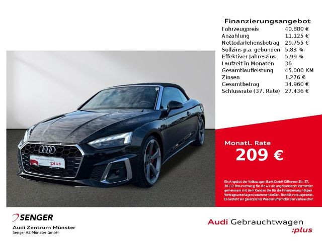 Audi A5 Cabriolet S-Line S-Tronic 40 TFSI